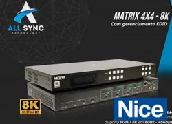 AllSync – HDMI Matrix 8K AS-MX448 / 888 – driver Nice Elan
